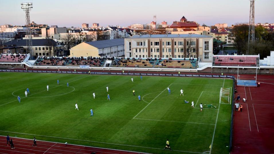 A football game in Belarus